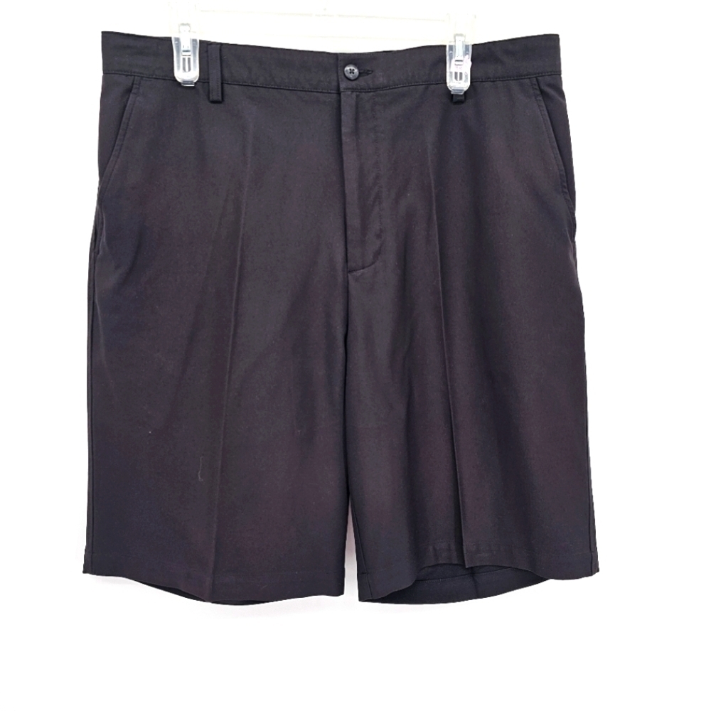 Footjoy black flat front men's golf shorts size 36